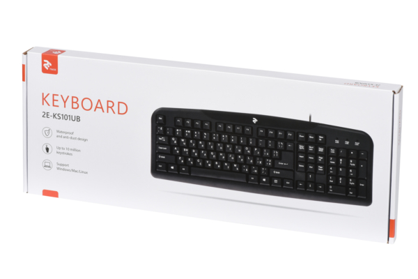 Клавіатура 2E KS 101 USB Black