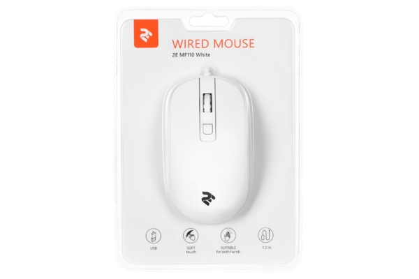 Мышка 2E MF110 USB White