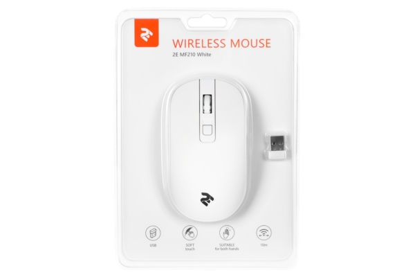 Мышка 2E MF210 WL White