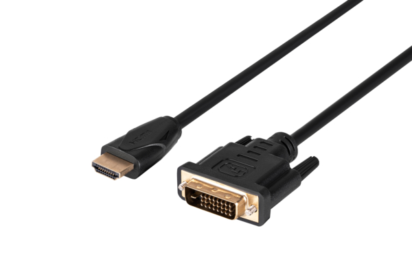 Кабель 2E HDMI TO DVI 24+1, Molding Type, 1.8m Black