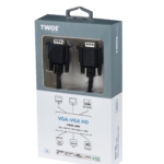 Кабель 2E SVGA-SVGA HD 15Pin Male to to male, Molding Type 1.8m