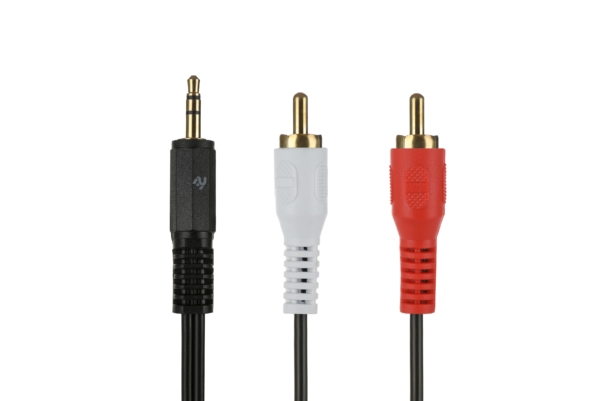 Кабель 2E Aux Cable 3.5mm — 2RCA 1.8m
