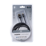 Кабель 2Е Ultra Slim HDMI 1.4 (AM/microAM) High Speed, Alumium Black 2m