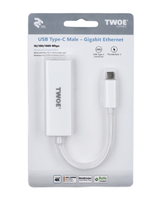 Адаптер 2E Type C to Gigabit Cable
