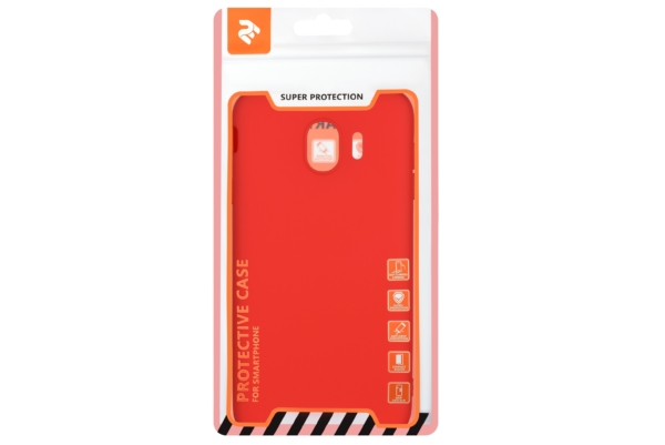 Чохол 2E Basic для Samsung Galaxy J4 2018 (J400), Soft touch, Red