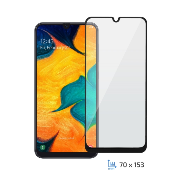 Защитное стекло 2E Samsung Galaxy A20/A30/A50/M30, 2.5D FCFG, black