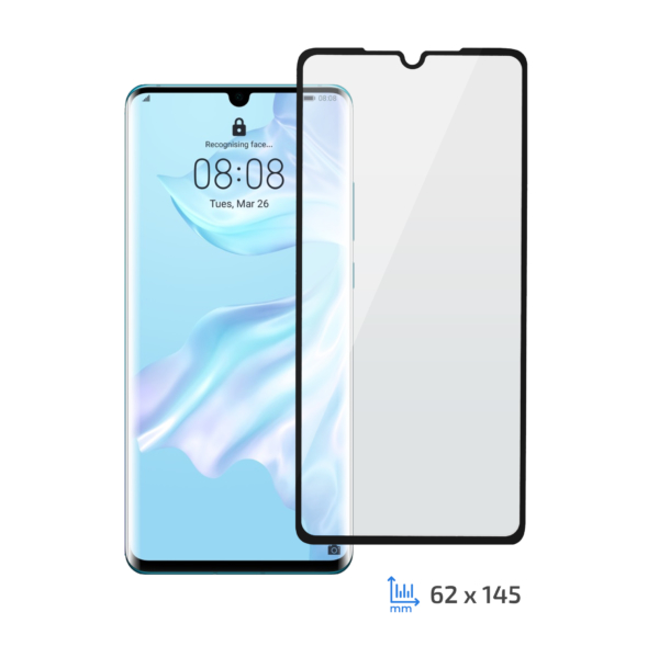 Защитное стекло 2E Huawei P30, 3D FG, black border