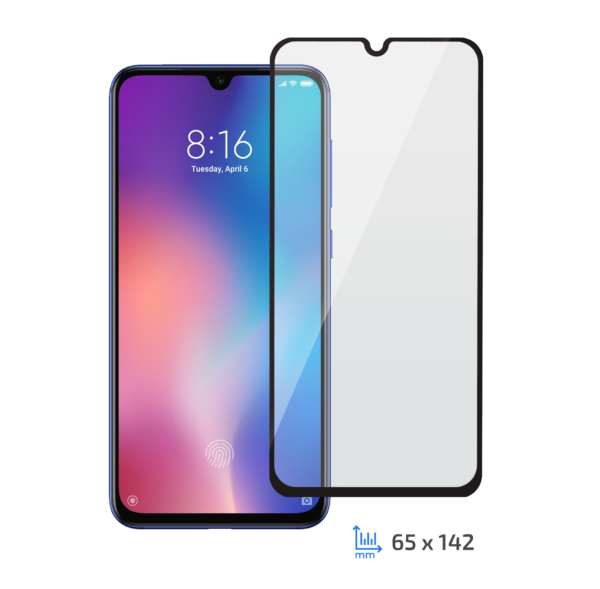 Защитное стекло 2E Xiaomi MI 9 SE, 2.5D FCFG, black border