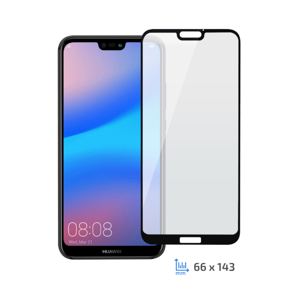 Защитное стекло 2E Huawei P20 Lite, 3D Black border EG