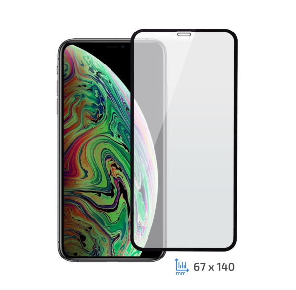 Захисне скло 2E iPhone XS/11 Pro, 3D black border FG