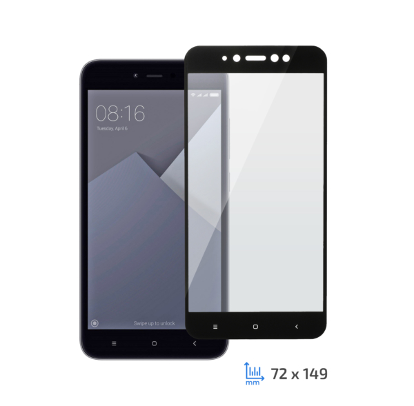 Защитное стекло 2E Xiaomi Redmi Note 5A, 2.5D black border FG
