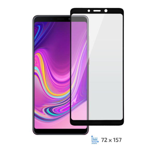 Защитное стекло 2E Samsung Galaxy A9 2018, 2.5D black border FG