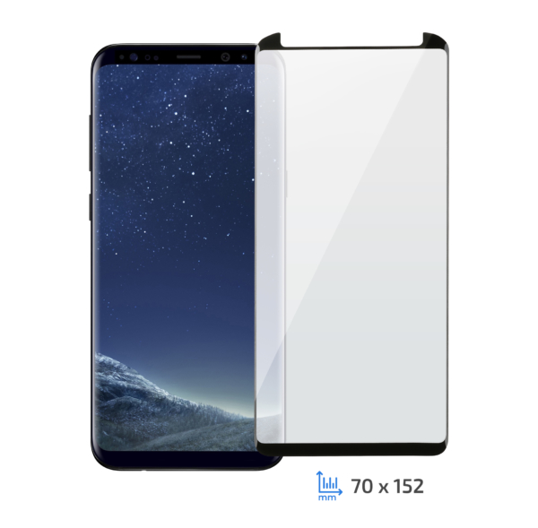 Защитное стекло 2E Samsung Galaxy S8+, 3D black border FG