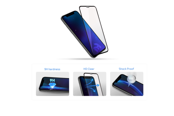 Protective Glass 2E Samsung Galaxy S10, 3D black border EG