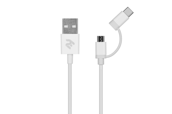 Кабель 2E USB to Micro+Type C