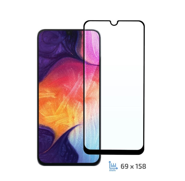 Защитное стекло 2E Basic для Samsung Galaxy A20/A30/A50/M30, 3D FG, Black