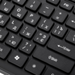 2E Keyboard KS210 Slim WL Black