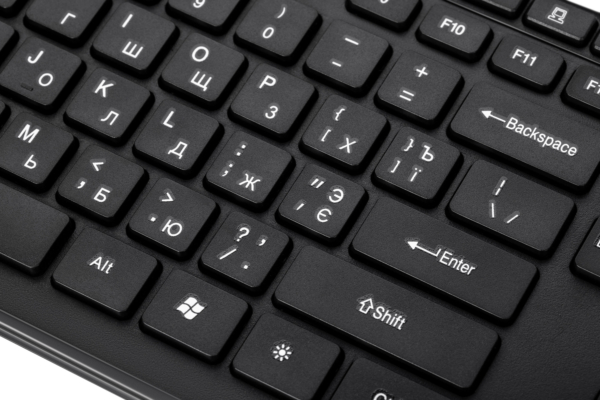 2E Keyboard KS210 Slim WL Black