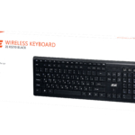 2E Keyboard KS210 Slim WL Black