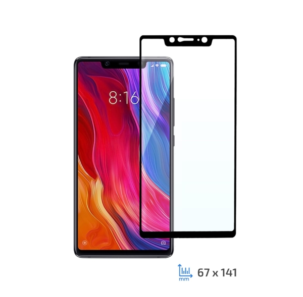 Защитное стекло 2E Basic для Xiaomi Mi 8 SE, 3D FG, Black