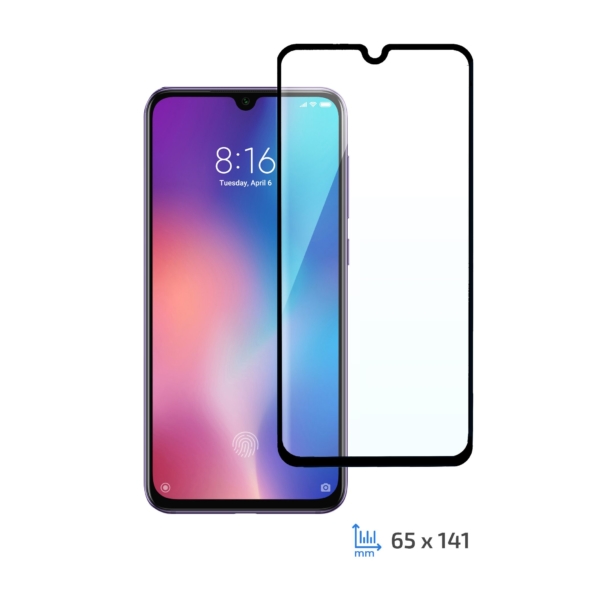 Защитное стекло 2E Basic для Xiaomi MI 9 SE, 3D FG, Black