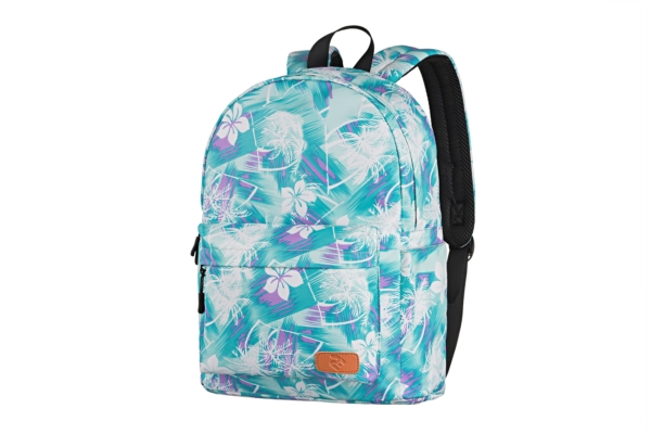 Рюкзак для ноутбука 2E BPT6114GB, TeensPack Wildflowers, Green/Blue
