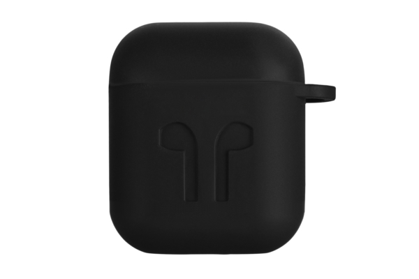 Чехол 2Е для Apple AirPods, Pure Color Silicone Imprint (1.5mm), Black