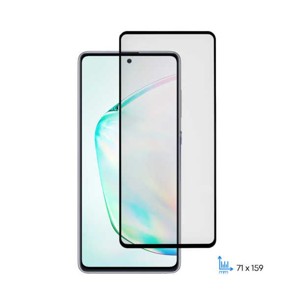 Комплект 2 в 1 защитное стекло 2E для Samsung Galaxy Note 10 lite, 2.5D FCFG, black border