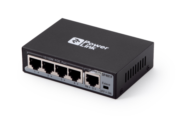 Коммутатор 2E PowerLink SP401F 5xFE (4x FE PoE, 1xFE Uplink, 50W), неуправляемый