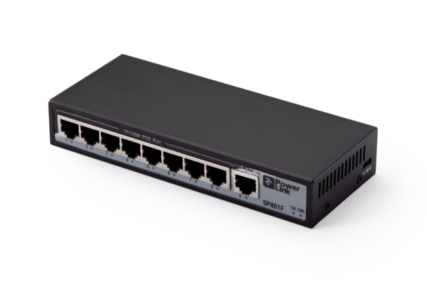 Коммутатор 2E PowerLink SP801F 9xFE (8xFE PoE, 1xFE Uplink, 104W), неуправляемый