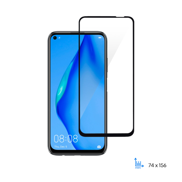 Защитное стекло 2E Basic для Huawei P40 lite, 2.5D FCFG, black border