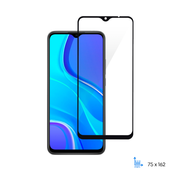 Защитное стекло 2E Basic для Xiaomi Redmi 9, 2.5D FCFG, black border
