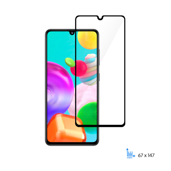 Защитное стекло 2E Basic для Samsung A41(A415F), 2.5D FCFG, black border