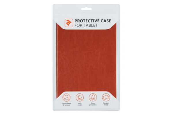 2Е Basic Case for Samsung Galaxy Tab S7(T870/875), Retro, Brown