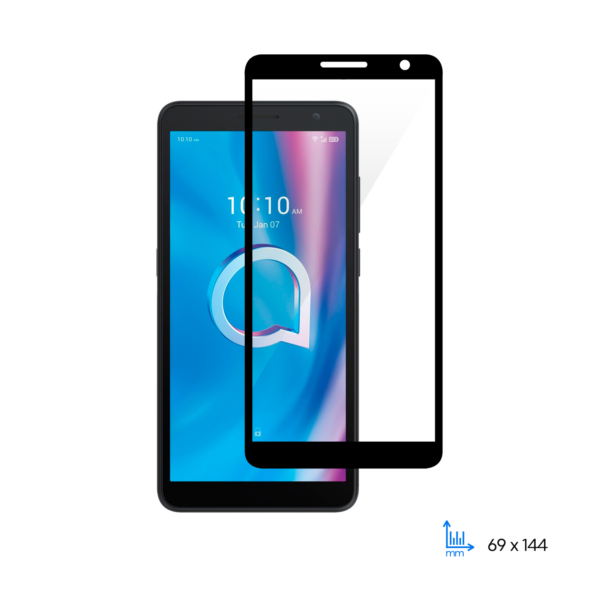 Защитное стекло 2E для Alcatel 1B (5002H), 2.5D FCFG, black border