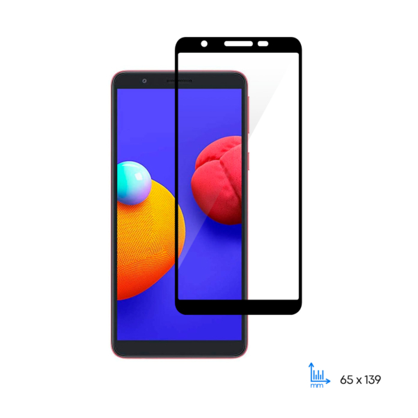 Защитное стекло 2E для Samsung A01 Core/M01 Core, 2.5D FCFG, black