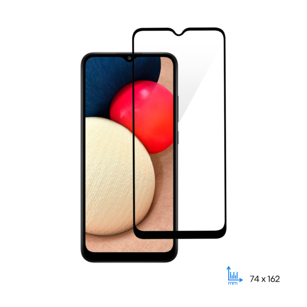 Защитное стекло 2E для Samsung Galaxy A02s (A025), 2.5D FCFG, black border
