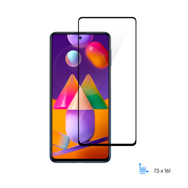 Защитное стекло 2E для Samsung M31S (M317F), 2.5D FCFG, black border
