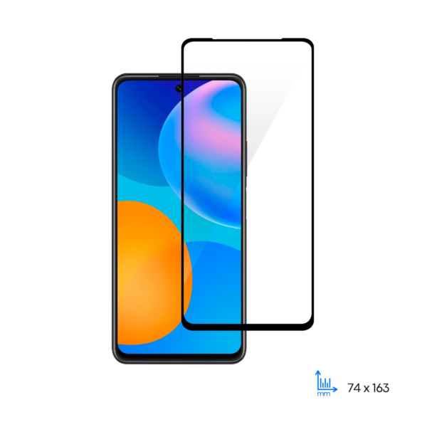 Защитное стекло 2E для Huawei P Smart 2021, 2.5D FCFG, black border