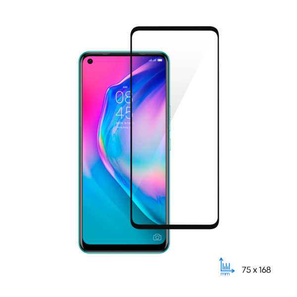 Защитное стекло 2E для TECNO Camon 16 SE (CE7j), 2.5D FCFG, black border