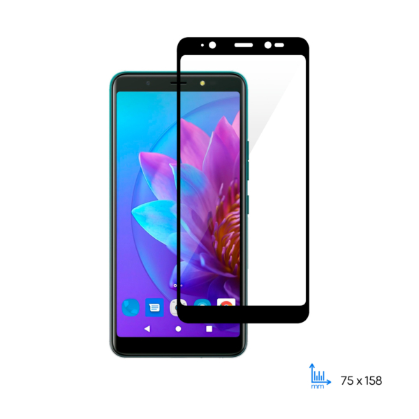 Защитное стекло 2E для TECNO POP 4 (BC2/BC2C), 2.5D FCFG, black border