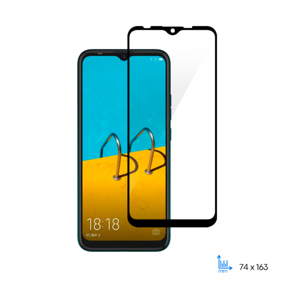 Защитное стекло 2E для TECNO Spark 6 Go (KE5/KE5j), 2.5D FCFG, black border