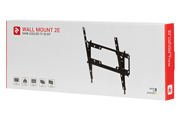 Наклонное крепление для ТВ 32-65″ 2E N448