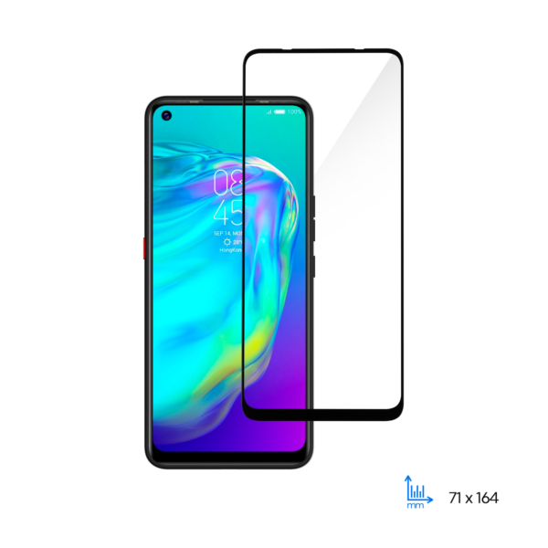 Защитное стекло 2E Basic для TECNO Pova (LD7), 2.5D FCFG, black border