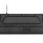 2E Клавіатура мембранна KS120 104key, USB-A, EN/UK/RU, White LED, чорний