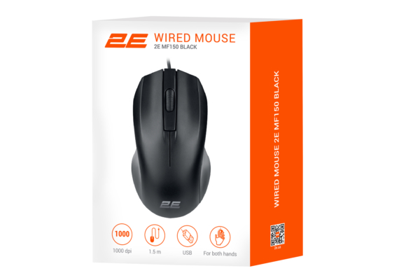 Мышка 2E MF150 USB Black