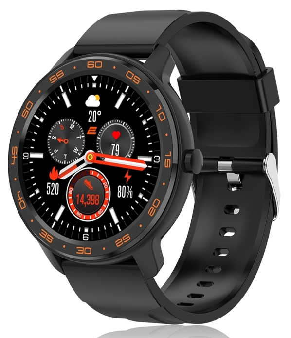 Смарт-часы 2E Alpha X 46 mm Black-Orange