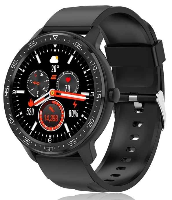 Смарт-часы 2E Alpha X 46 mm Black-Silver