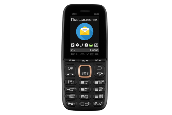 Мобильный телефон S180 2021 Dual SIM без ЗУ Black/Gold