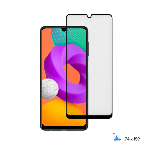 Защитное стекло 2E для Samsung Galaxy M22 (M225), 2.5D FCFG, (1 Pack), black border